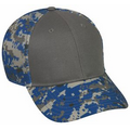 6 Panel Structured Digital Camo Cap